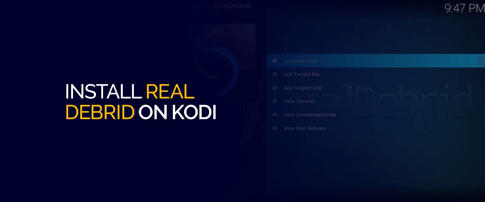 How to Set Up Real-Debrid on Kodi